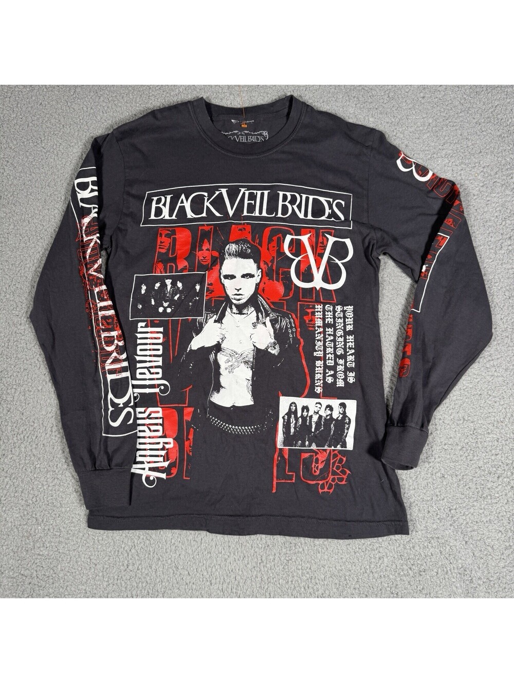 Black Veil Brides BVB The Mourning LS Shirt Size Small Limited Edition 100